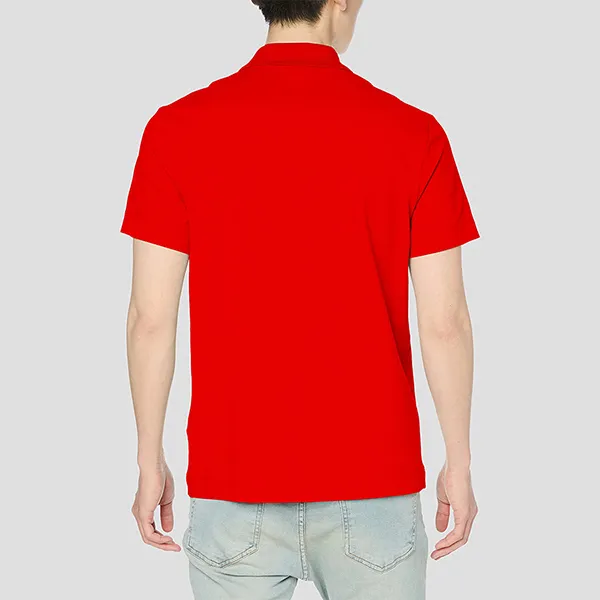 Áo Polo Nam Lacoste 3D Branded Shirt PH5526 S5H Màu Đỏ Size 4