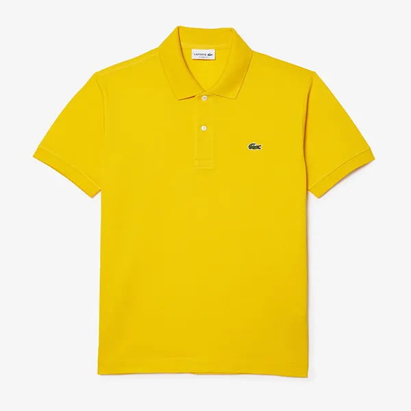 Áo Polo Nam Lacoste Men’s Classic Fit Basic L1212-51G-US3 Màu Vàng Size 3