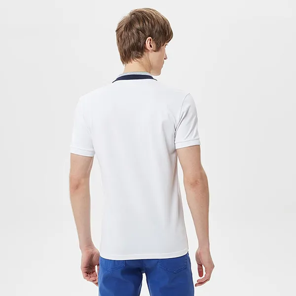 Áo Polo Nam Lacoste Color Blocked White PH0309 Màu Trắng Size 2