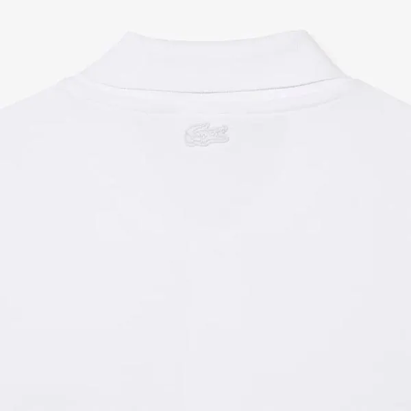 Áo Polo Nam Lacoste Men's Contrast Placket And Crocodile Badge PH146551001 PC02 Màu Trắng Size 4