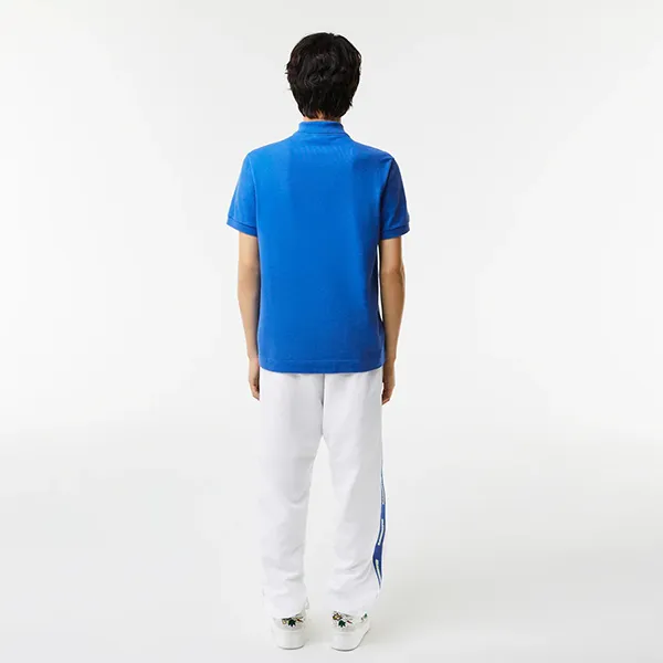 Áo Polo Nam Lacoste Men's Organic Cotton Piqué PH1369 K1Q Màu Xanh Dương Size 6