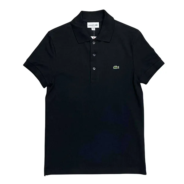 Áo Polo Nam Lacoste Men's Piqué Màu Đen Size 2