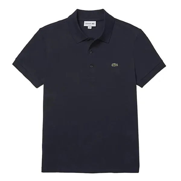 Áo Polo Nam Lacoste Men's Piqué Polo Shirt Slim Fit Stretch PH6348 10 166 Màu Navy Size 2