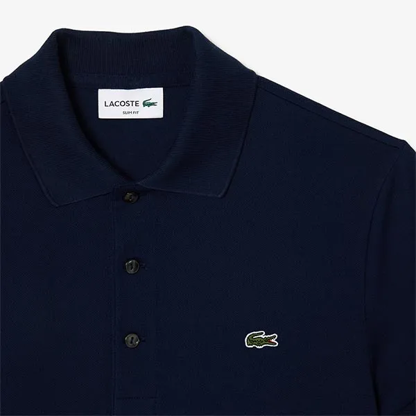 Áo Polo Nam Lacoste Men's Piqué Polo Shirt Slim Fit Stretch PH6348 10 166 Màu Navy Size 2