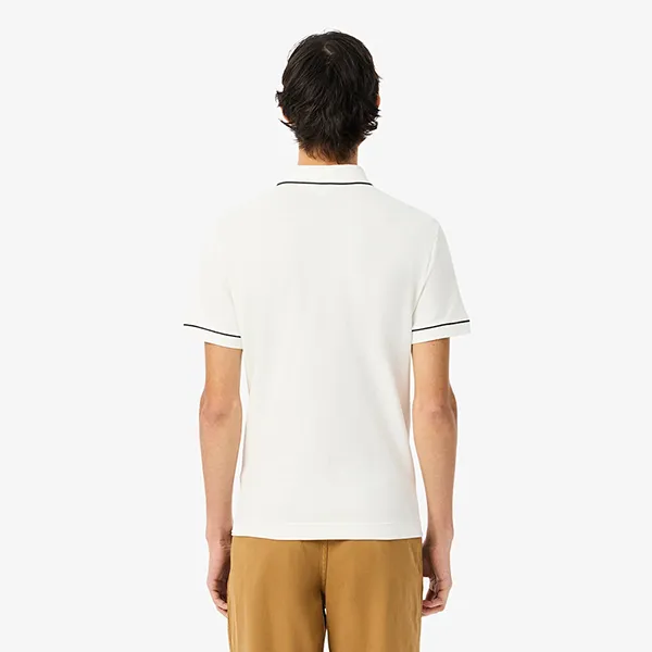Áo Polo Nam Lacoste Men's Regular Fit Paris Stretch Piqué Polo PH8184 51 70V Màu Trắng Size 3