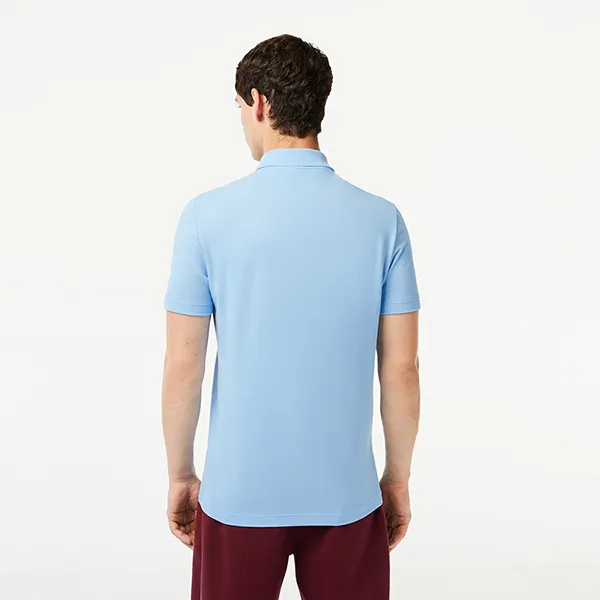 Áo Polo Nam Lacoste Men's Regular Fit Ultralight Printed Movement PH3454 00 HBP Màu Xanh Size XS