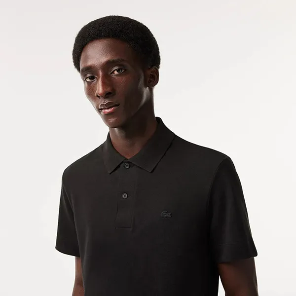 Áo Polo Nam Lacoste Movement Piqué Regular Fit Black PH8361 51 031 Màu Đen Size 4