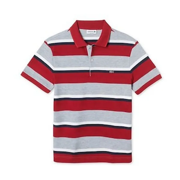 Áo Polo Nam Lacoste Paris PH5133-16B Màu Đỏ Xám Size 2