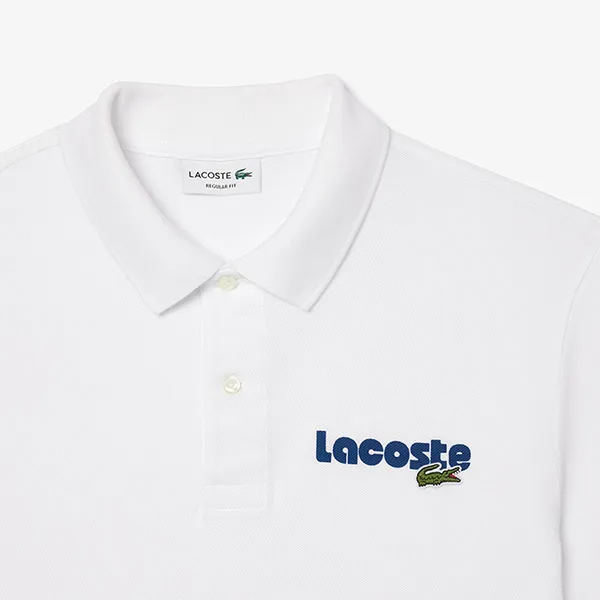 Áo Polo Nam Lacoste Regular Fit L.12.12 Washed Effect PH7426 00 001 Màu Trắng Size L