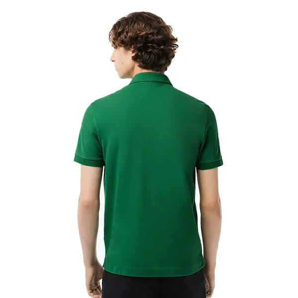 Áo Polo Nam Lacoste Regular Fit Polo Collar Casual T-shirt Màu Xanh Green Size 2