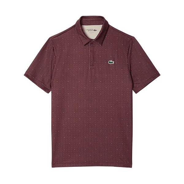Áo Polo Nam Lacoste Regular Fit UV Protect Golf Polo Shirt DH5175 00 IE2 Màu Đỏ Size XS