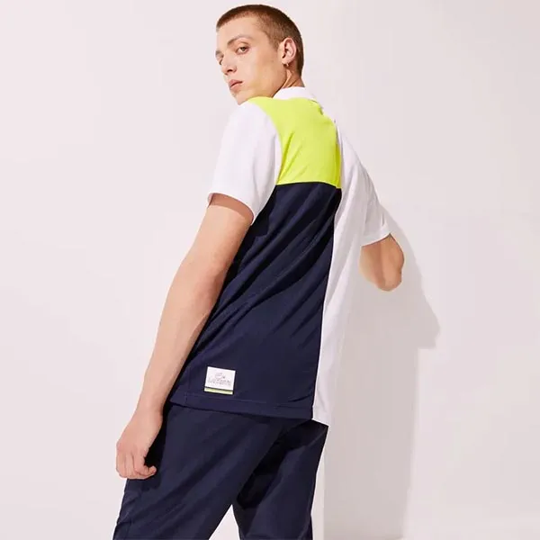 Áo Polo Nam Lacoste Sport Men Regular Fit DH2747 B3J Phối Màu Size 2