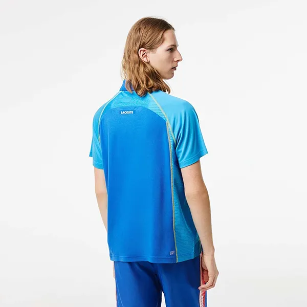 Áo Polo Nam Lacoste Ultra-Dry Tennis DH5046 AW9 Màu Xanh Blue Size 2