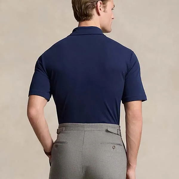 Áo Polo Nam Ralph Lauren Classic Fit Soft Cotton Polo Shirt 710660637006 Màu Xanh Navy Size S