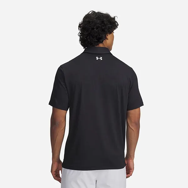 Áo Polo Nam Under Armour Drive Team Dual Stripe Polo Shirt 6009477-001 Màu Đen Size XL