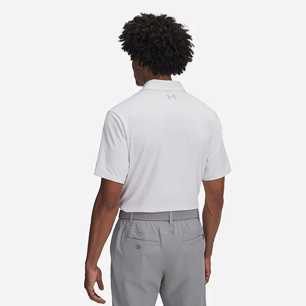 Áo Polo Nam Under Armour Drive Team Dual Stripe Polo Shirt 6009477-100 Màu Trắng Size XL