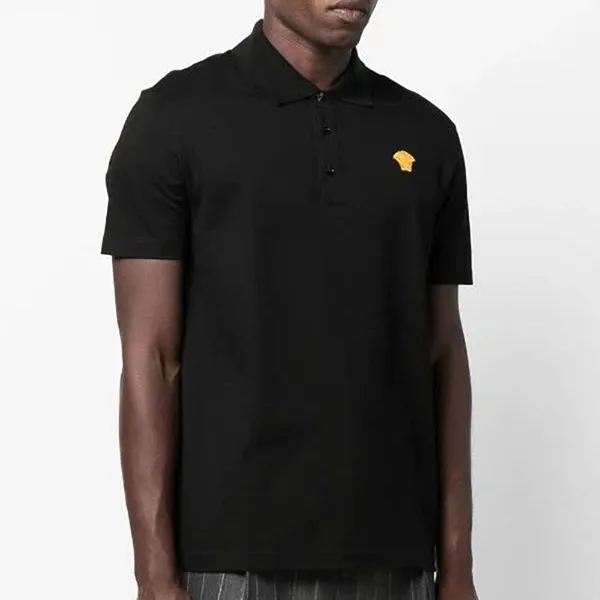 Áo Polo Nam Versace 15 Black Màu Đen Size S