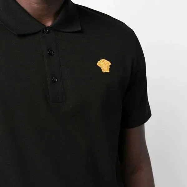 Áo Polo Nam Versace 15 Black Màu Đen Size S
