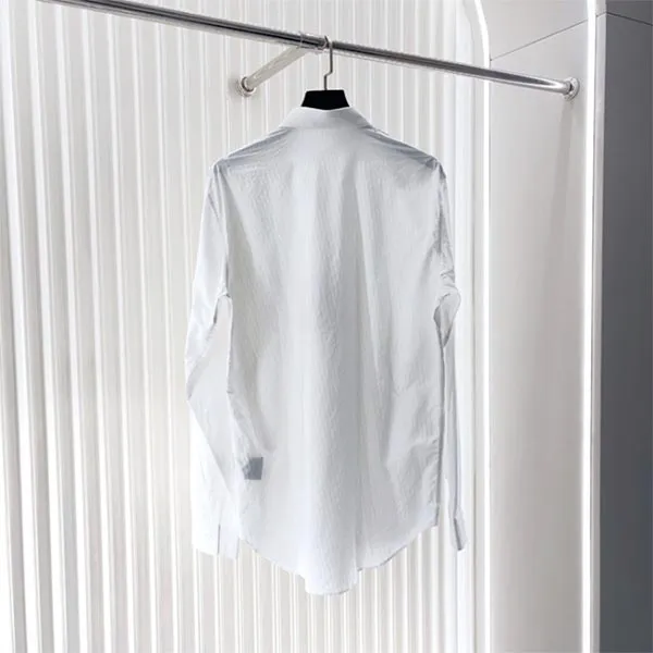 Áo Sơ Mi Dài Tay Nam Dior White Long Sleeve 013C501A4743 Màu Trắng Size 38