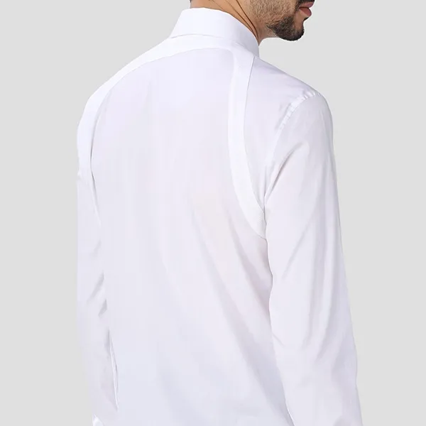 Áo Sơ Mi Nam Alexander Mcqueen With Strap Detail In White 624753 Màu Trắng Size 15+