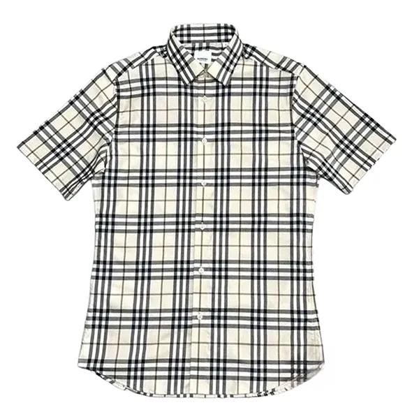 Áo Sơ Mi Nam Burberry Modern Beige IP Check 8105453 1003 Màu Be Kẻ Size XS