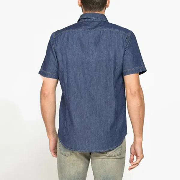 Áo Sơ Mi Nam Carrera Jeans Denim 205C1005A_700 Medium Blue Màu Xanh Đậm Size L