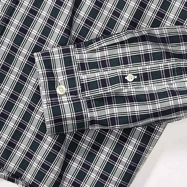 Áo Sơ Mi Nam Lacoste Slim Fit CH5269-BUG Màu Xanh Kẻ Size 38