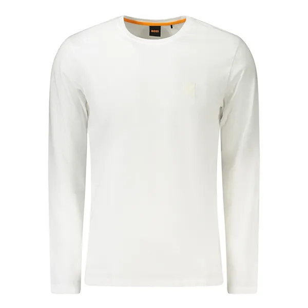 Áo Thun Dài Tay Nam Hugo Boss 50512111TACKS_BI100 Tshirt Màu Trắng Size S