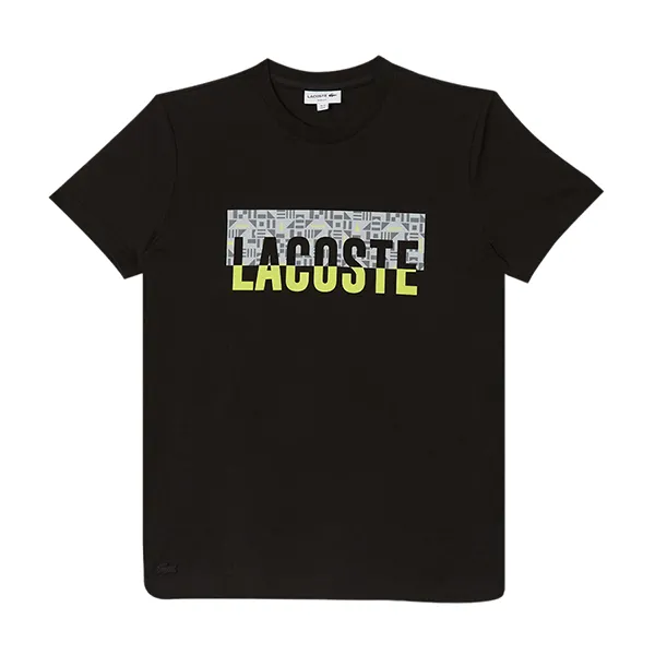 Áo Thun Nam Lacoste Men's T-Shirt TH2306 06S Màu Đen Size 2