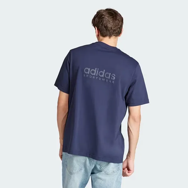Áo Thun Nam Adidas Graphic ALL SZN IR5265 Tshirt Màu Xanh Navy Size M