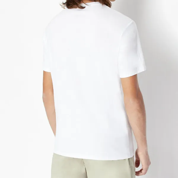 Áo Thun Nam Armani Exchange Chữ Chim Ưng 3RZTBF ZJ9TZ Tshirt Màu Trắng Size L