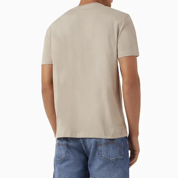 Áo Thun Nam Armani Exchange Chữ Xám Ngang 8NZTCJ Z8H4Z Tshirt Màu Nâu Size S