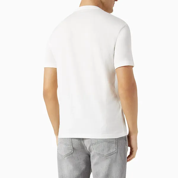 Áo Thun Nam Armani Exchange Thêu Chữ New York 3DZTJC ZJBYZ Tshirt Màu Trắng Size XS