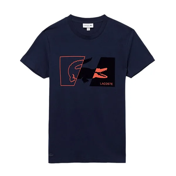 Áo Thun Nam Lacoste Men's T-Shirt TH2405 05L Màu Xanh Navy Size 4