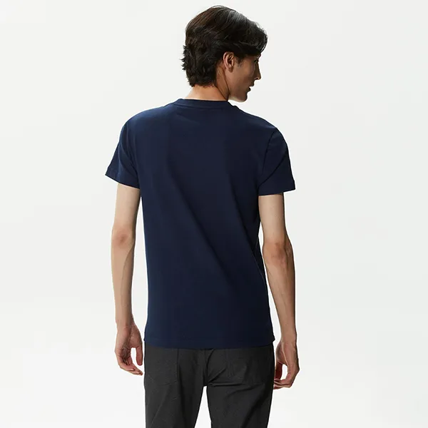 Áo Thun Nam Lacoste Men's T-Shirt TH2405 05L Màu Xanh Navy Size 4