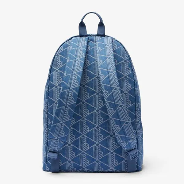 Balo Lacoste Neocroc Jacquard Motif Backpack Blue NU4871NZ-Q74 Màu Xanh Blue