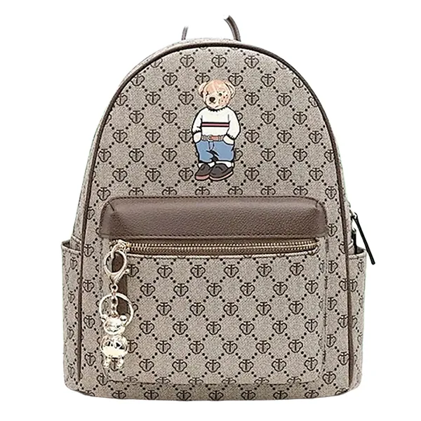 Balo Nữ Guoo Bear GU1457-14090 Màu Nâu Xám Size XL