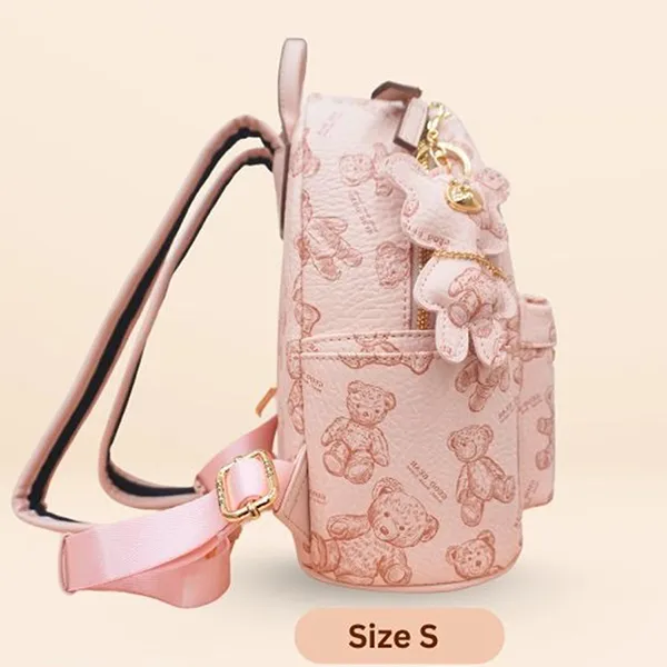 Balo Nữ Guoo Bear GU8017 GB S Màu Hồng