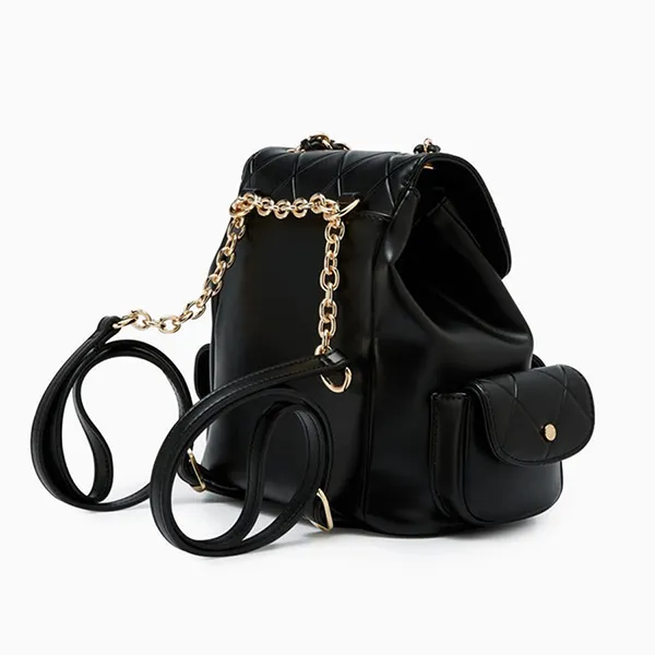 Balo Nữ Lyn Jemma Backpack Brown L25FBWB020 Black Màu Đen