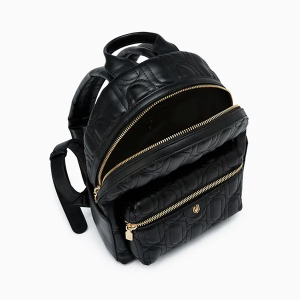Balo Nữ Lyn Robyn Infinite Quilt S Backpack Black LL25CBM064 Màu Đen