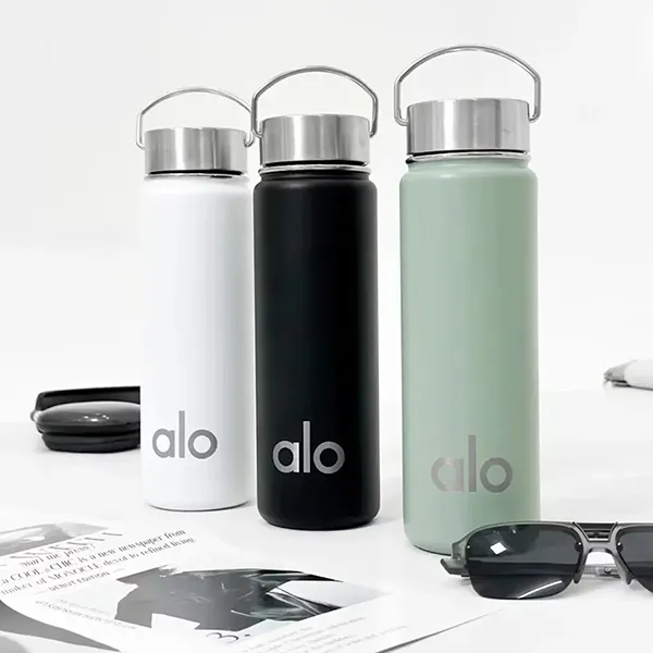 Bình Giữ Nhiệt Alo Yoga Alo Water Bottle Tumbler Pastel Mint 710ml Màu Xanh Mint