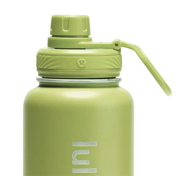 Bình Giữ Nhiệt Lululemon Water Bottle Back To Life Clear Bottle 350ml Straw Lid - Kohlrabi Green Màu Xanh 350ml
