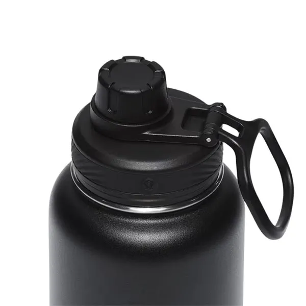 Bình Giữ Nhiệt Lululemon Water Bottle Back to Life Clear Bottle Straw Lid Black Màu Đen 350ml