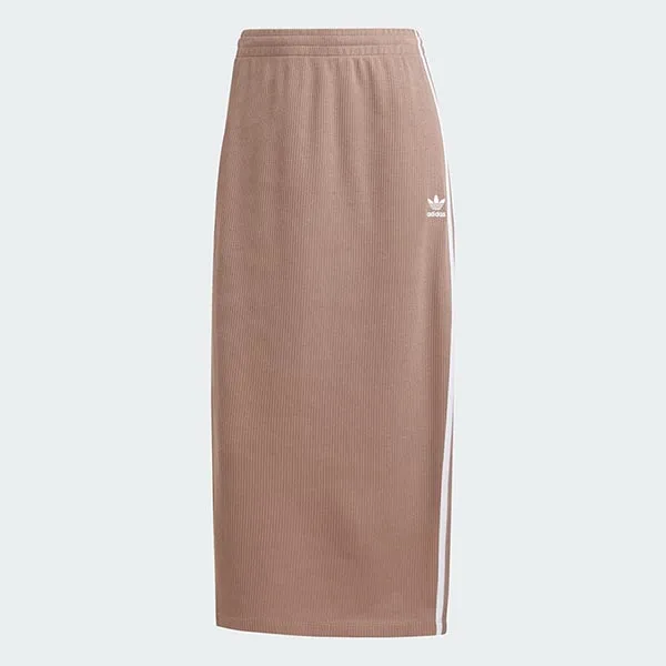 Bộ Áo Khoác + Chân Váy Nữ Adidas Knit JD4604/JD4606 Màu Nâu Size S (Form Á)