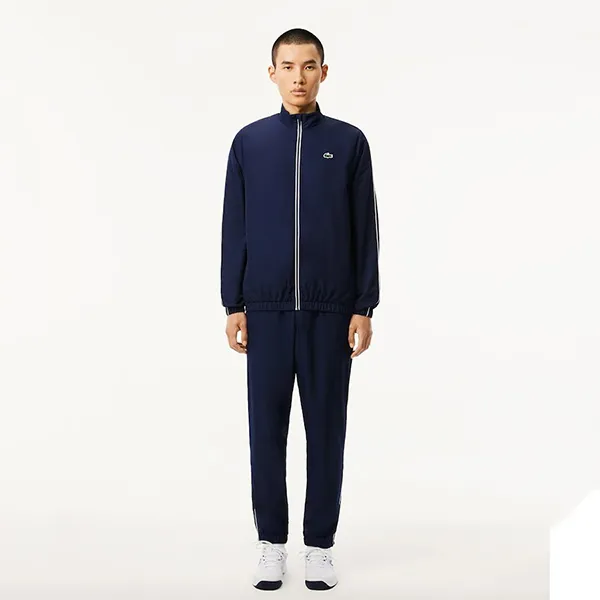 Bộ Quần Áo Gió Nam Lacoste Men's Tennis Tracksuit WH2574 525 Màu Xanh Navy Size 3