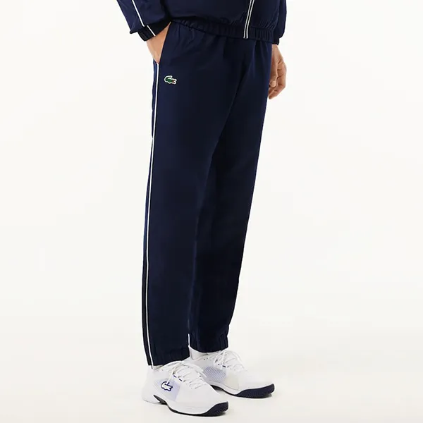 Bộ Quần Áo Gió Nam Lacoste Men's Tennis Tracksuit WH2574 525 Màu Xanh Navy Size 3
