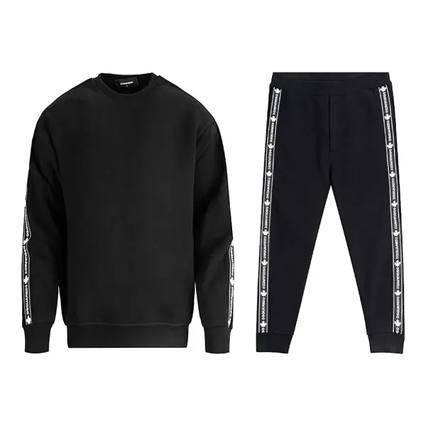 Bộ Quần Áo Nỉ Dsquared2 S74GU0468-S74KB0480 Màu Đen Size M