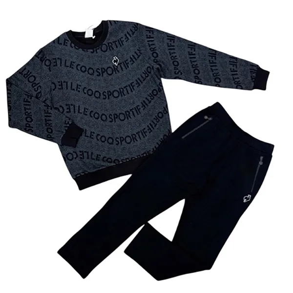 Bộ Quần Áo Nỉ Nam Le Coq Sportif Sweatshirts Màu Đen Size M (Form Á)