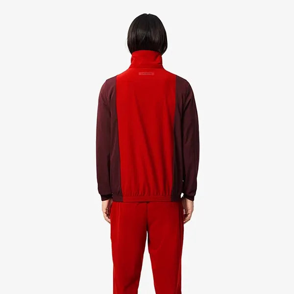 Bộ Quần Áo Pickleball/Tennis Nam Lacoste Men's Tennis x Novak Djokovic Sweatsuit Màu Đỏ Size 3