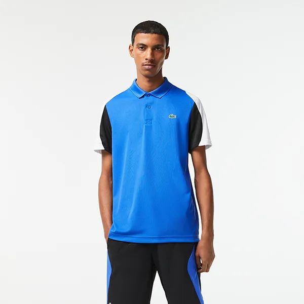 Bộ Quần Áo Thể Thao Nam Lacoste Men's Sport Tennis GH1098/DH9249 Màu Xanh/Đen